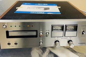 Vintage Centrex 8-track Stereo 8-track RECORDER With Manual