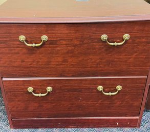 Two Drawer Long File Cabinet