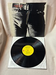 The Rolling Stones Sticky Fingers Vinyl LP Zipper Cover