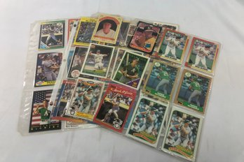 Mark McGwire Lot, Late 80s/early 90s