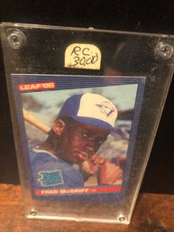 Fred McGriff Rookie Card