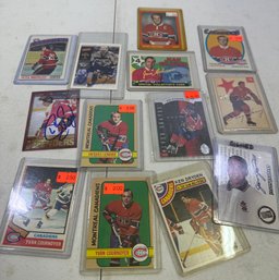 Cool Vintage Hockey Cards Lot, Some Autographed
