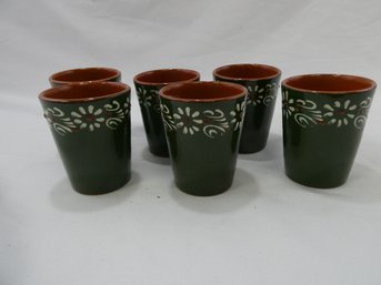(Lot Of 6) Mochaware Cups