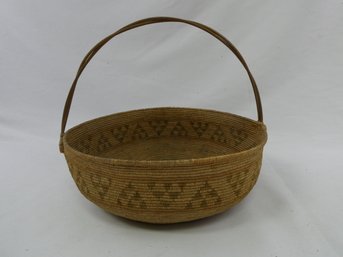 Finely Woven Indian Basket - Appears To Have Some Age