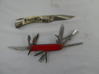 Pair Of Vintage Pocket Knives - As Found