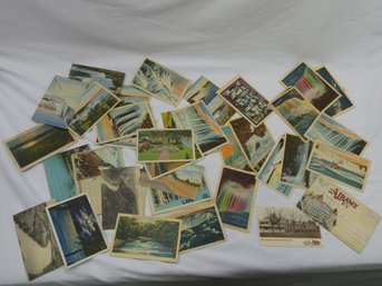 Vintage (circa 1950's) Postcards - Niagara Falls And Catskills