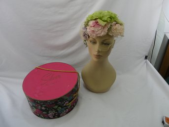 Fashion Hat In Floral Hatbox