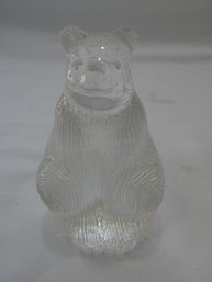 Crystal Glass Polar Bear Figurine