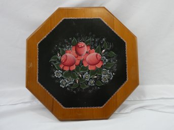 Hand Painted Wooden Lazy Susan