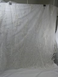 Winter Wonderland Lace Tablecloth / 60' X 40'