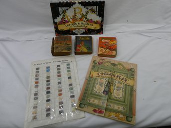Small Lot Of Children's Books And Activities