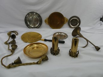 Small Lot Of Metalware - Some Religious In Nature