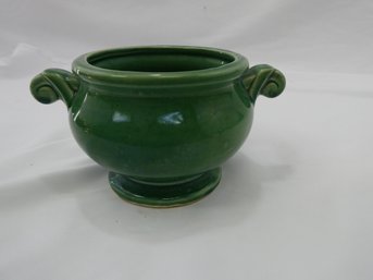 McCoy Green Glazed Vase / Planter