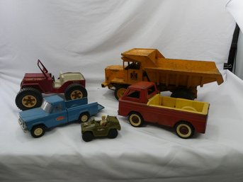 (Lot Of 5) Vintage Toy Trucks