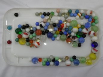Box Lot Of Marbles