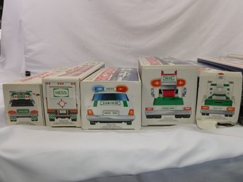 Box Lot Of Hess Trucks With Original Boxes And Inserts