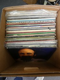 Large Box Lot Of 33 RPM Records - Elvis / Beach Boys / Sinatra