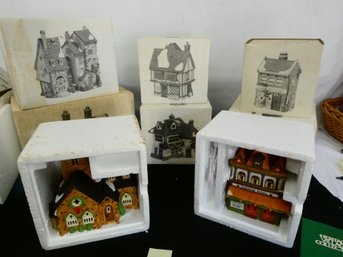 (Lot Of 8) Dept 56 Heritage Village Collection / Dickens Village Series