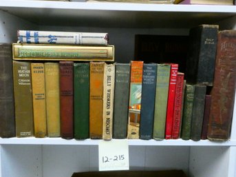 Shelf Lot Of Quality Old Books!