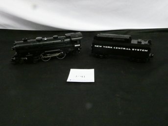 TRAIN! LIONEL O SCALE 8635 NEW YORK CENTRAL SYSTEM STEAM LOCOMOTIVE WITH TENDER