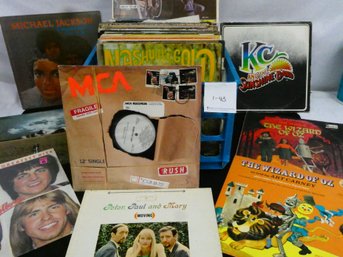 Nice Crate Lot Of Records! Wide Variety