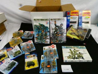Box Lot Of Military Toys! New In Packages