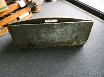 Very Nice Vintage Tools Box With Some Great Vintage Tools! 32 X 13 X 10 HEAVY