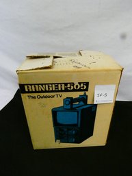 Vintage Bradford Ranger 505 Outdoor TV! In Original Box. Tested, Lights Up OK But Never Used.