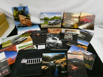 Nice Lot Of Jeep Brochures! 1985-2007 - 20 3 Duplicates