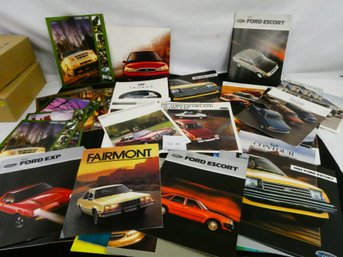 Lot Of 39 Ford Car And Truck Brochures. 1981-2000