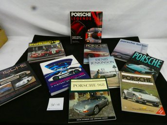 Lot Of 10 Very Nice Books On Porsche!