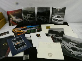 Lot Of 32 Chrysler Brochures. 1989-2000's