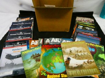 Mixed Lot Of Military Review And Armed Forces Magazines.  Excellent Condition