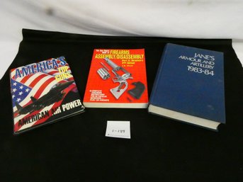 Lot Of 3 Books On Firearms And Artillery.