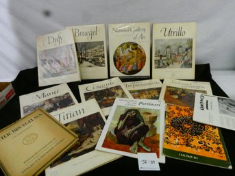 Nice Lot Of Art Books! 9 Volumes Of Art Treasures Of The World Full Color Prints!