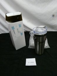 BMW Insulated Stainless Steel Cup! New In Box!! 8' Tall
