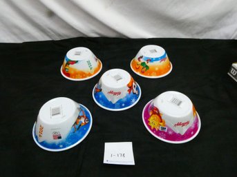 Lot Of 5 Unused  2014 Kellogg's Cereal Bowls!