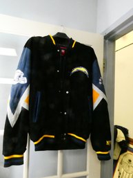 San Diego Chargers Suede Jacket! Size Large