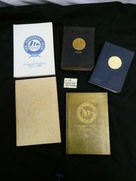 (Lot Of 5) Vintage Yacht Club Registries And Commemorative Books