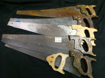 (Lot Of 6) Vintage Handsaws In Good Condition