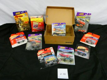 Lot Of 10 Johnny Lightning Die Cast Metal Cars! New In Package