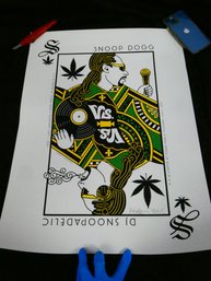 Signed Show Poster For Snoop Dogg Vs DJ Snoopadelic, July 1, 2021 At HEB Center At Cedar Park 18x24!!