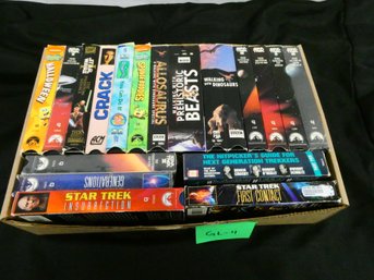Lot Of 18 VHS Movies. Mostly Star Trek