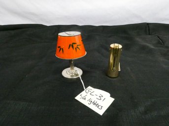 (Lot Of 2) Vintage Cigarette Lighters - Aladin 'lamp' Lighter (1940's Occupied Japan) And Ronson 'ladylite