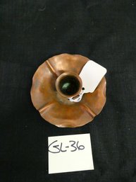 Arts And Crafts Copper Candle Holder - Circa 1920s