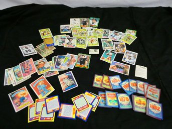 Bag Lot Of Sports Cards / Garbage Pail Kids Cards / Great Moments In Baseball Cards