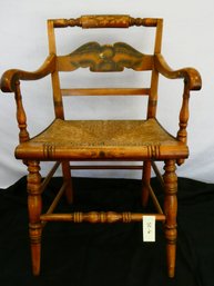 Brown HITCHCOCK Eagle Side Chair !
