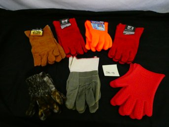 Nice Lot Of Gloves! 7 Pairs, Fireplace, Welding, Extreme Cold, Hot Hands And More - Most New In Package