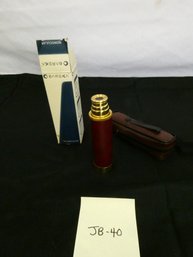 Very Nice Barska 25x30 Blueline Spyscope! W/ Case And In Original Box.