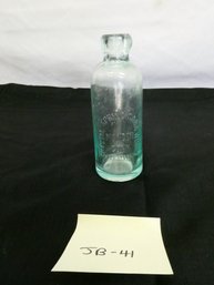 Vintage Crystal Spring Soda Works Meriden, Connecticut Pre-1900s Blob Head Glass Bottle!